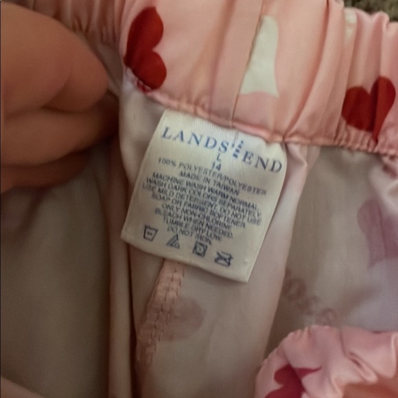 Girl’s Lands End Pajama Pants Size Large (14) - Picture 2 of 3